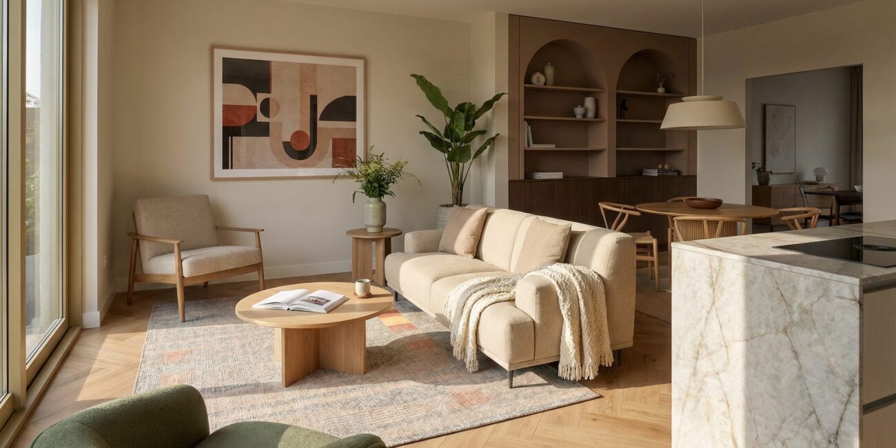 woonkamer project duitsland vanaf stoel