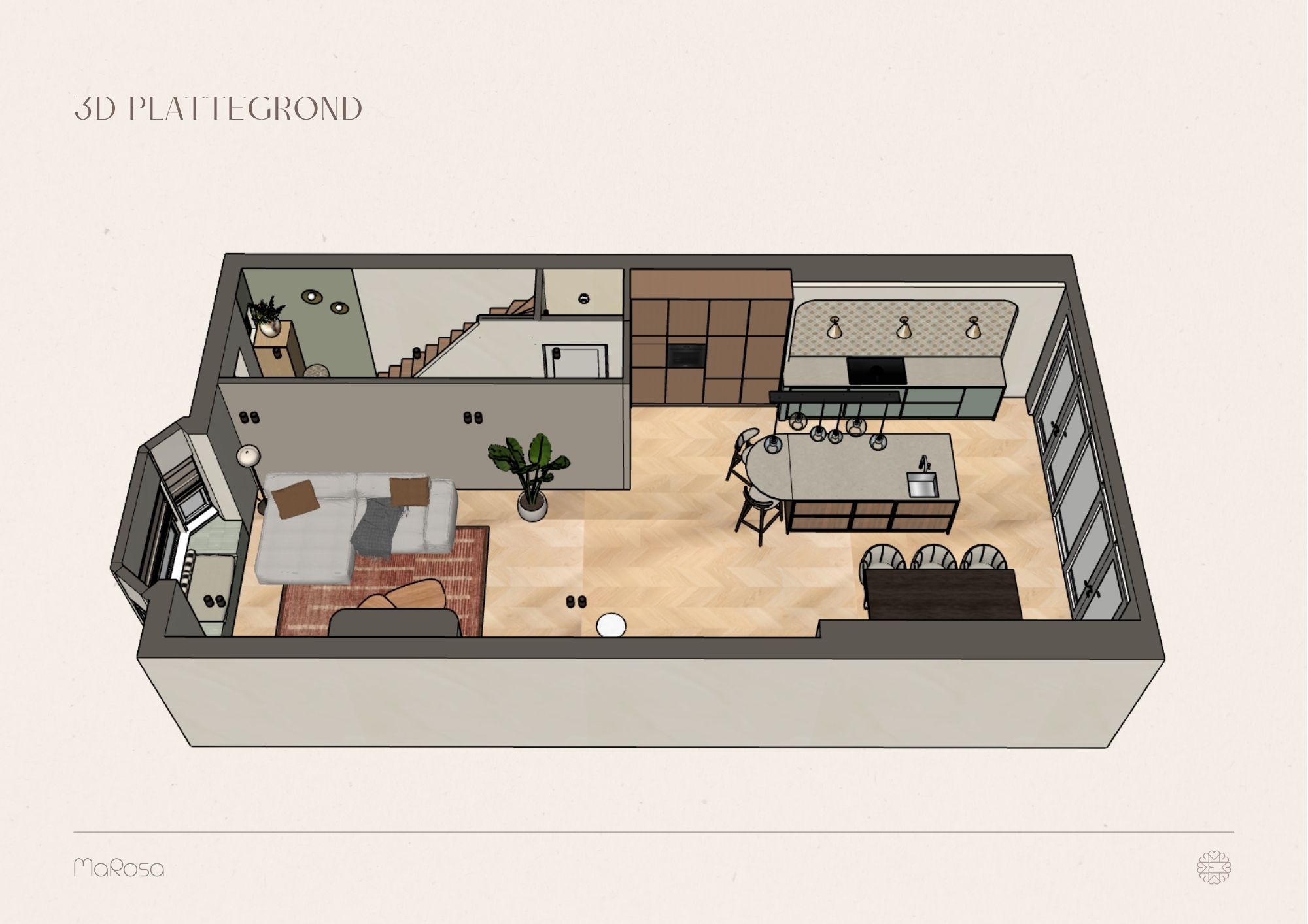 3d plattegrond