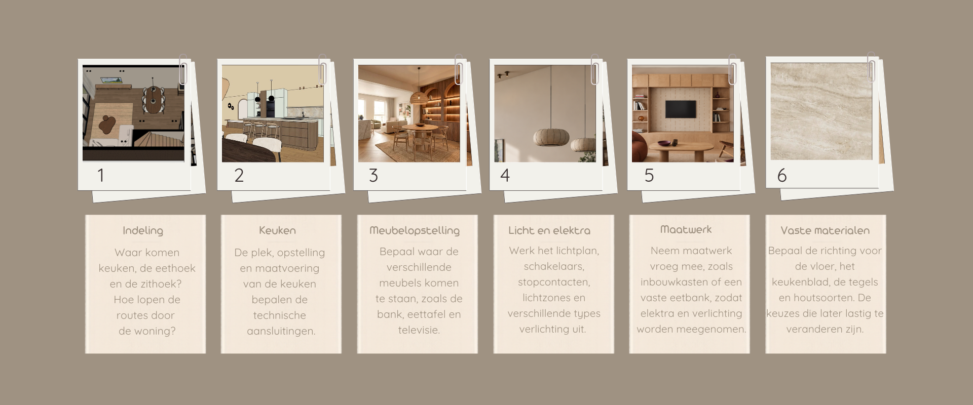 MaRosa Design _ Volgorde interieurkeuzes vóór de verbouwing